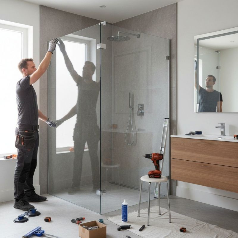 Glass Shower Door Installation in Arvada, CO