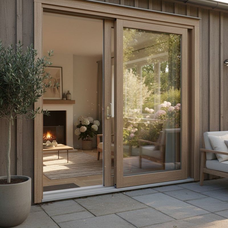 Wood Sliding Door Installation in Olathe, KS