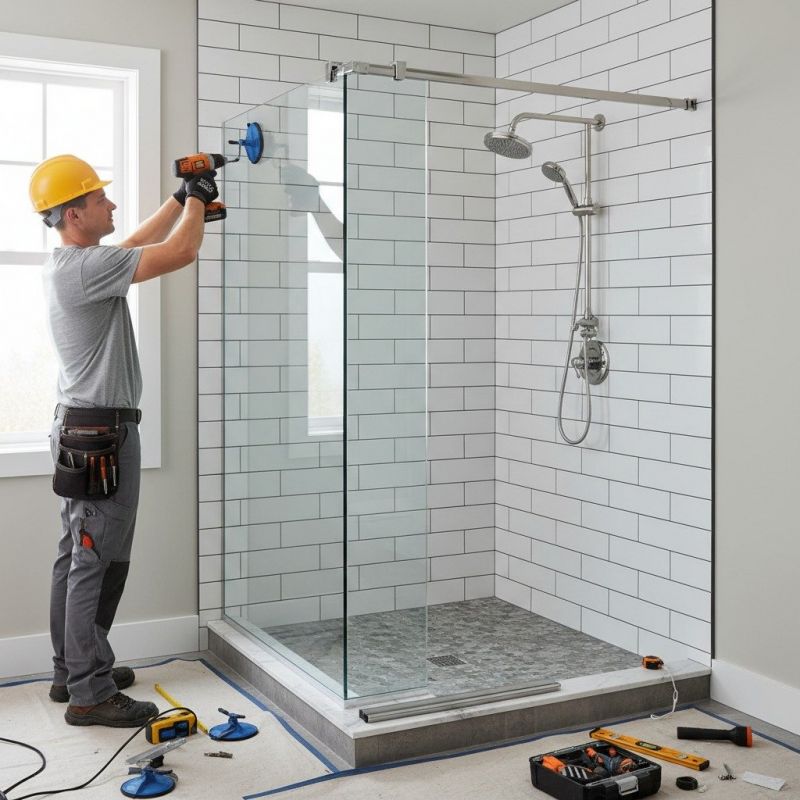 Glass Shower Door Installation in Boulder, CO