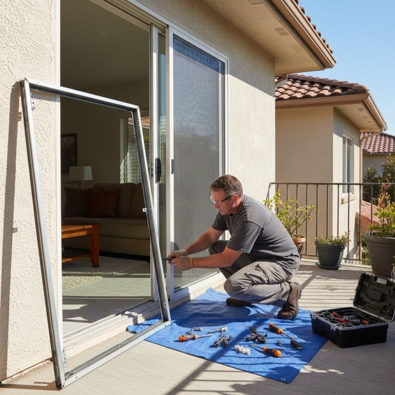 Patio Door Track Repair in Kansas City, KS