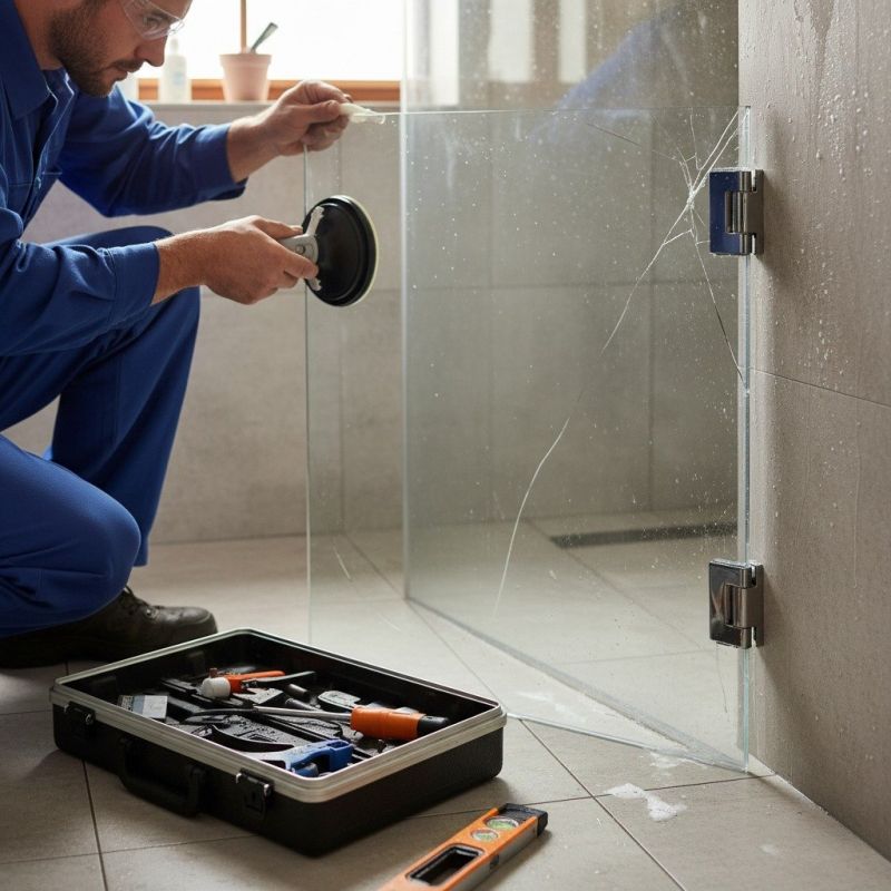 Pivot Shower Door Repair in Alpharetta, GA