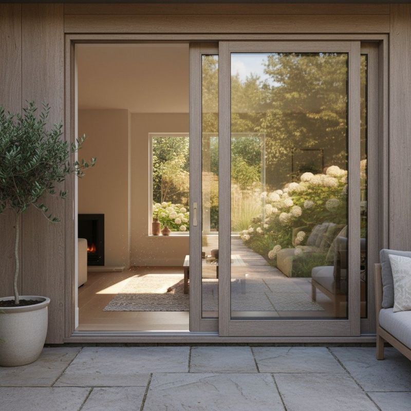 Wood Sliding Door Installation in Raleigh, NC
